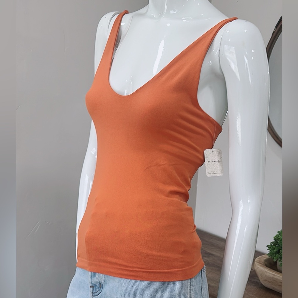 NWT Free People Intimately Seamless Cami Tank
Top Sz M/L.Honey Eyed Chic Summer - Picture 5 of 13